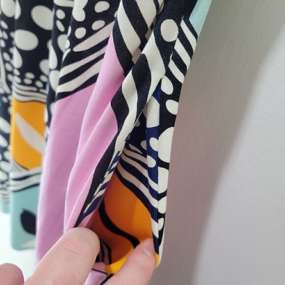 Diane Von Furstenberg Silk Groovy Strapless Dress - Picture 10 of 14